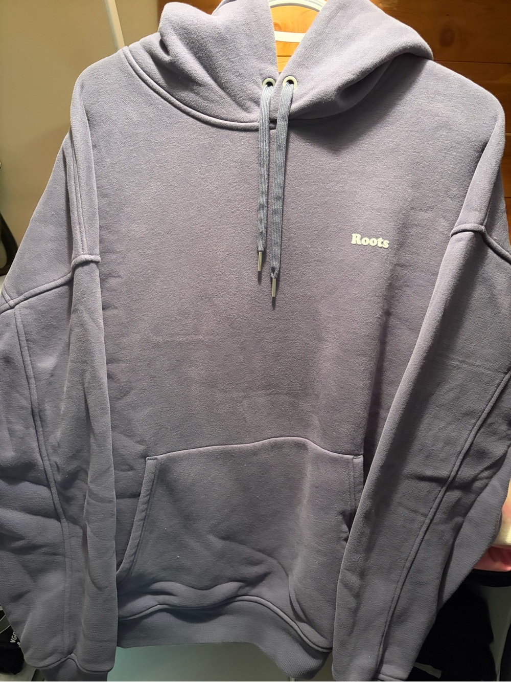 Roots Cloud Hoodie in Slate Blue